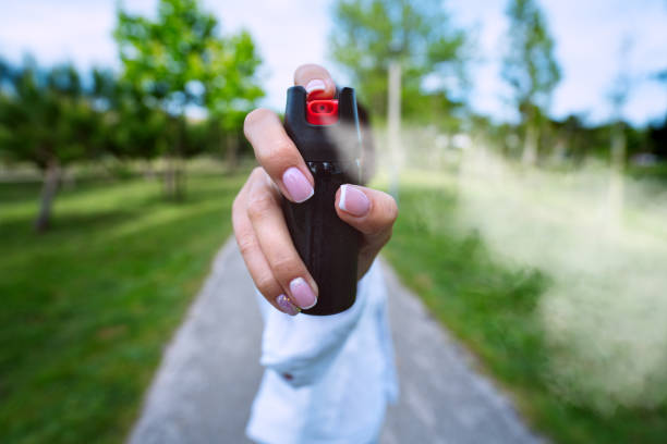Less lethal is a term that refers to the use of tools that do not resort to deadly force, such as pepper spray, tasers and impact weapons like batons.